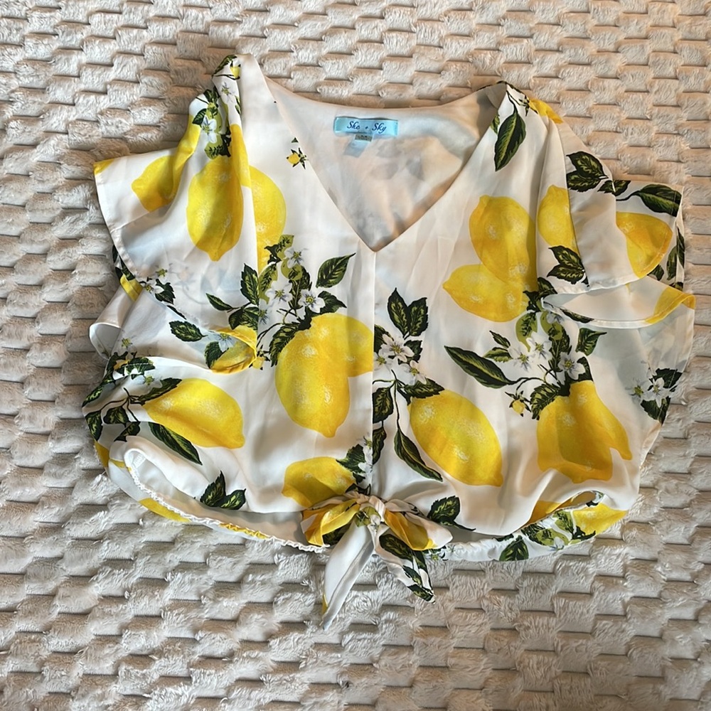 She + Sky Lemons Top! 172 - Picture 8 of 8